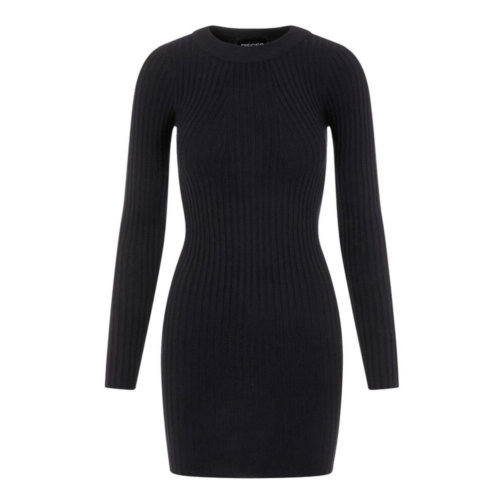 Pieces Womens/Ladies Mini T-Shirt Dress / Black